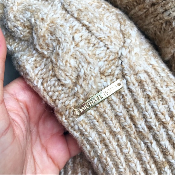 🆕 MICHAEL KORS BASICS DARK CARMEL KNIT SWEATER ! - Picture 7 of 10